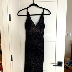 Cute Sparkly Black Party Dress -Pre-Owned